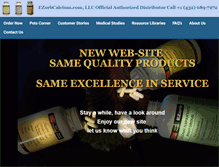 Tablet Screenshot of ezorbcalcium.com